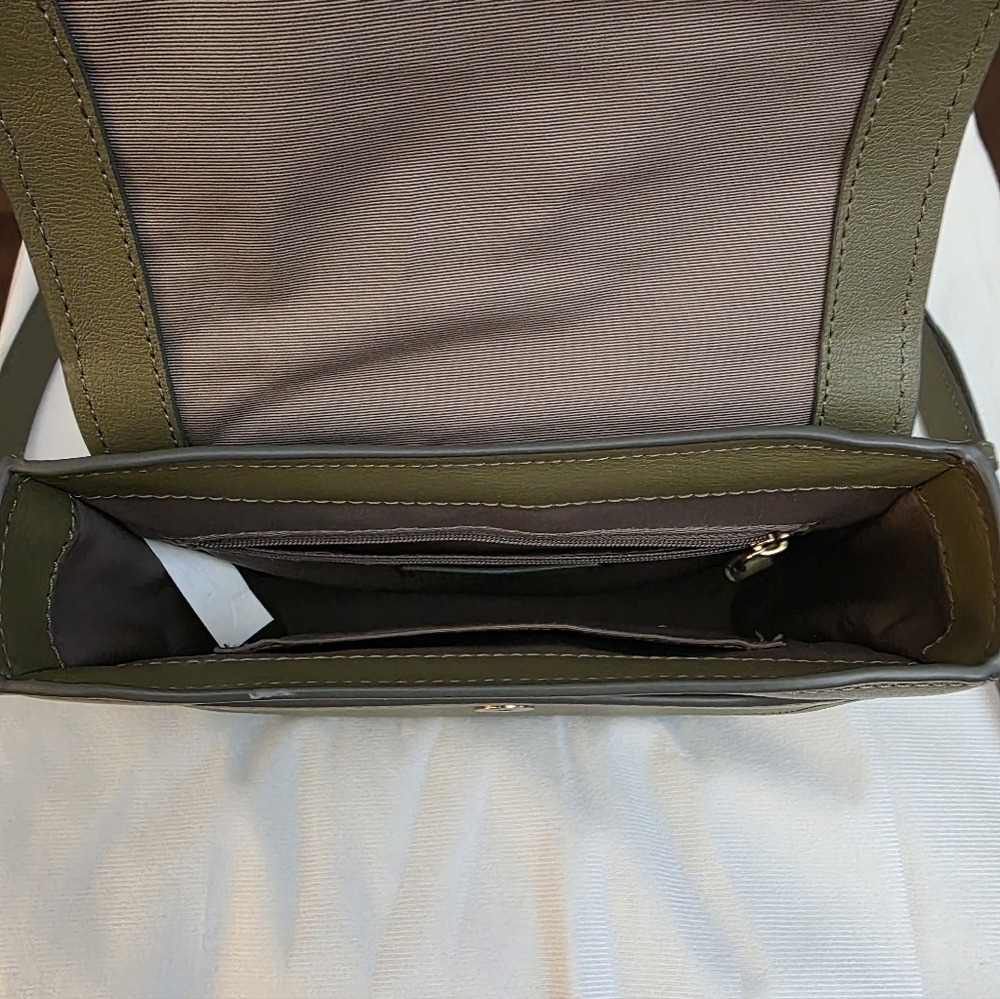 GC Marc Jacobs New York Mini Rider Olive Crossbody Bag - Picture 10 of 16